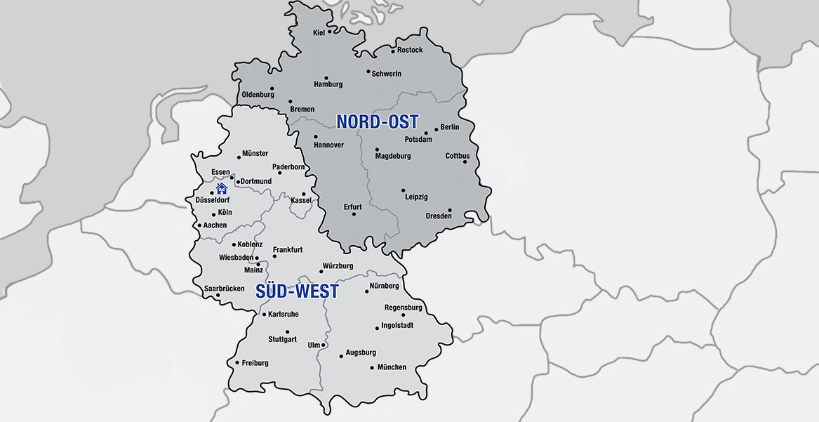 Deutschlandkarte AVK
