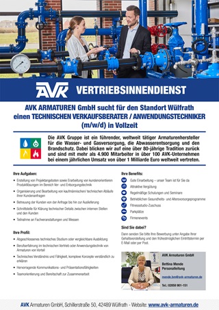 Vorschau Stellenanzeige technischer Verkaufsberater